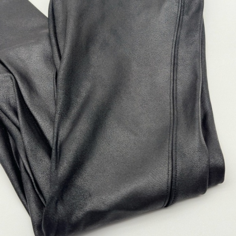 Spanx Shimering  faux Women's Size X Small Black Nylon Blend  High rise stretchy - Picture 2 of 13